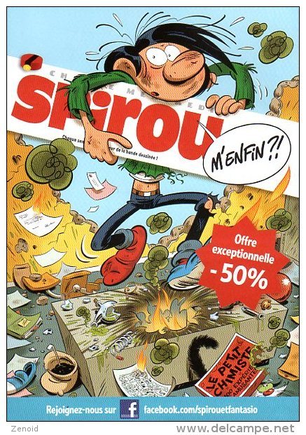 Flyer Bulletin Abonnement Spirou - Ill. Franquin - Franquin