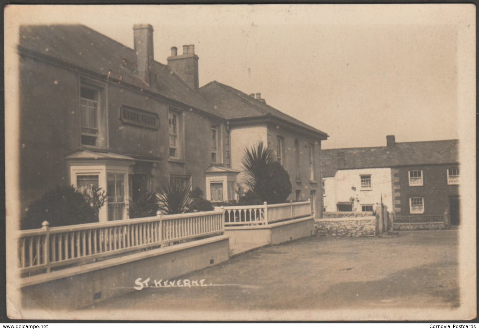 St Keverne, Cornwall, 1920 - Hawke RP Postcard - Other & Unclassified