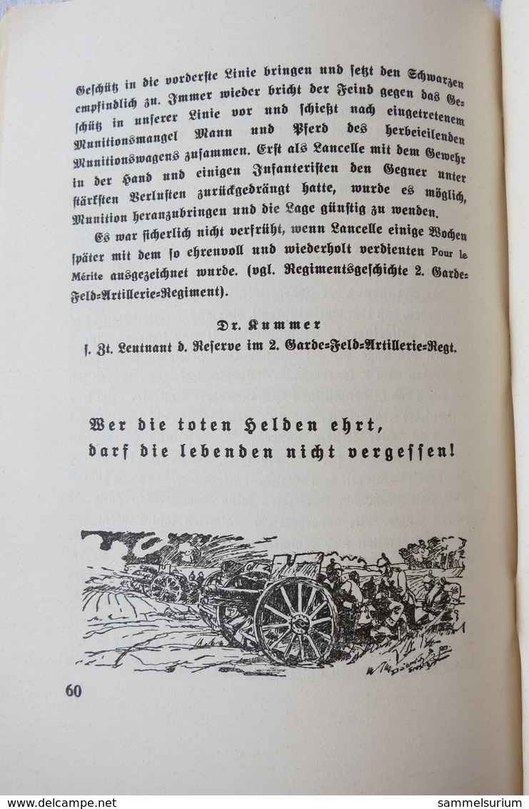 "Die Batterie Lancelle und die weißen Teufel bei Brzezing" von 1935