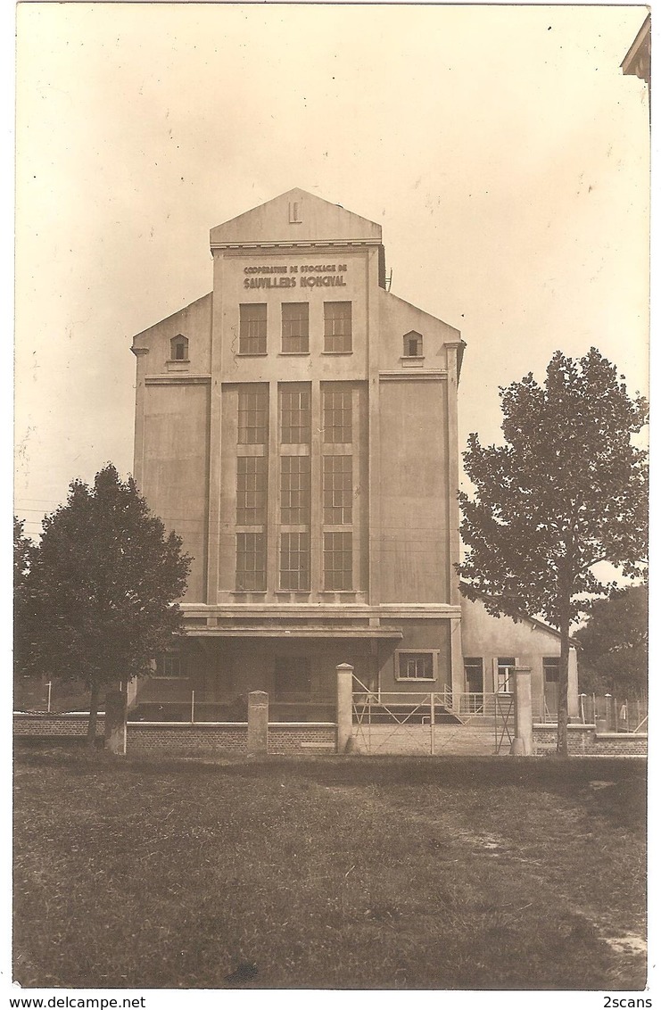 Dépt 80 - SAUVILLERS-MONGIVAL - ÉPREUVE De CARTE POSTALE (photo R. LELONG) + PLAQUE De VERRE D'origine - Silo Édit. Plet - Autres & Non Classés