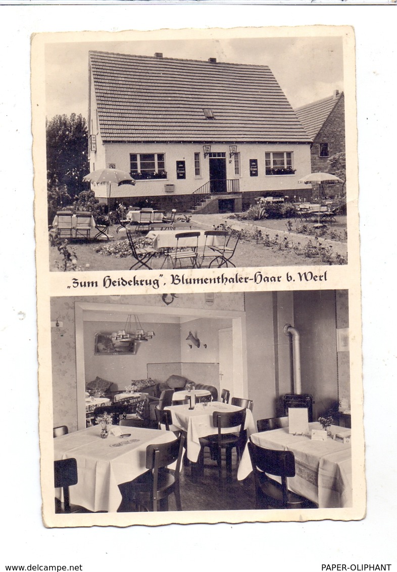 4760 WERL - BLUMENTHALER HAAR, "Zum Heidekrug", Druckstelle - Werl