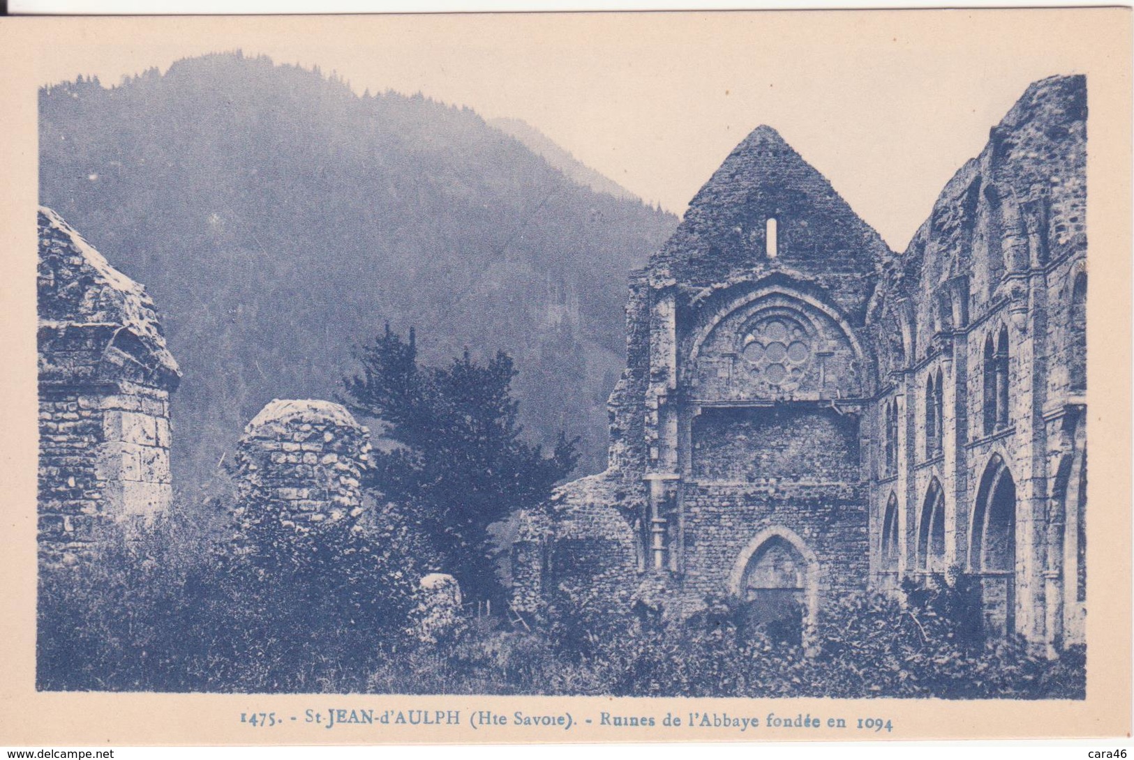 CPA - 1475. St Jean D'aulph - Ruines De L'abbaye .......... - Saint-Jean-d'Aulps