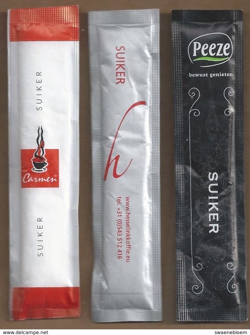 3 X Stick De Sucre. Carmen. Hesselink En Peeze Suiker. - Suiker