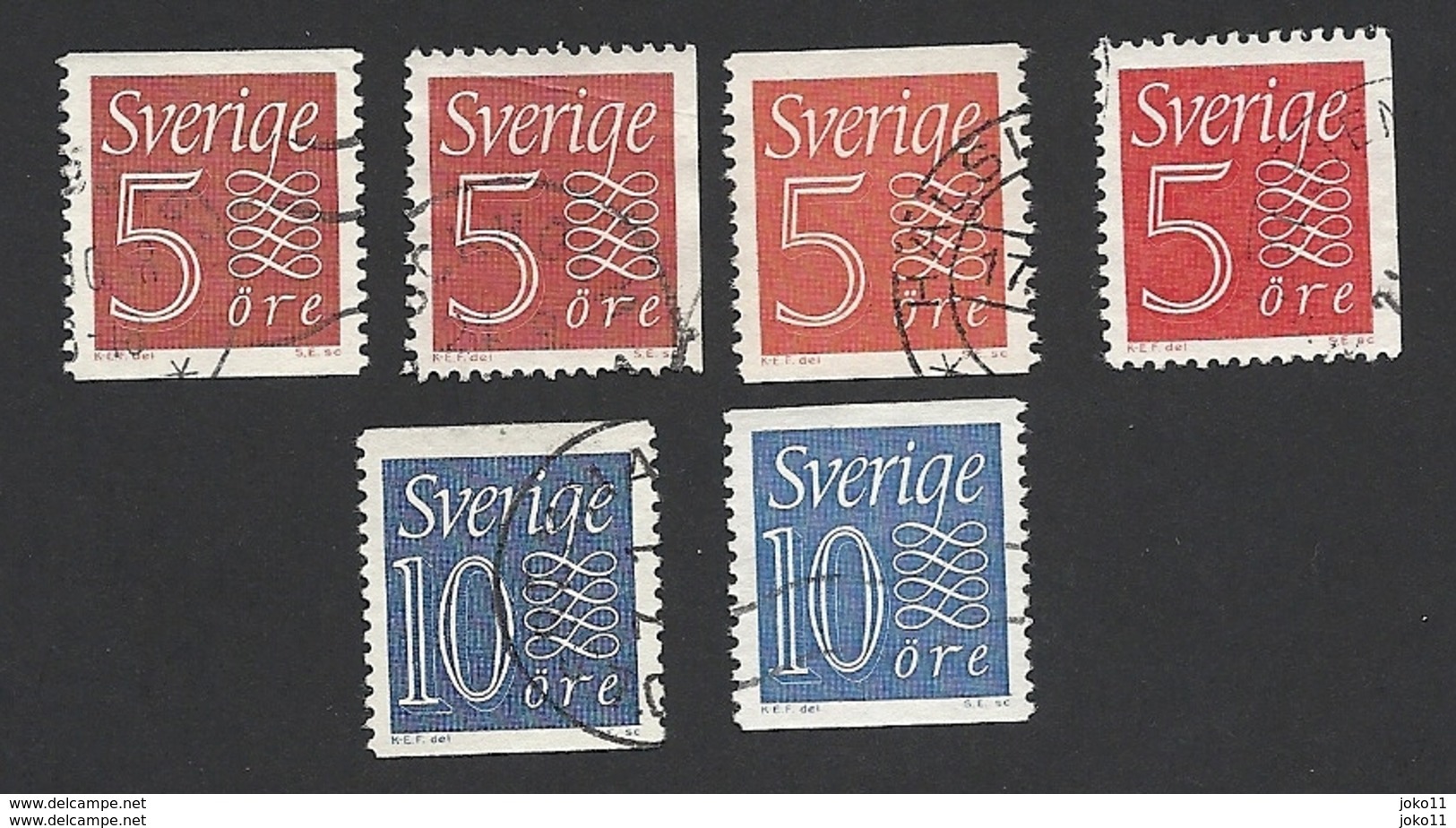 Schweden, 1957, Michel-Nr. 429-430 A+b, Gestempelt - Gebraucht