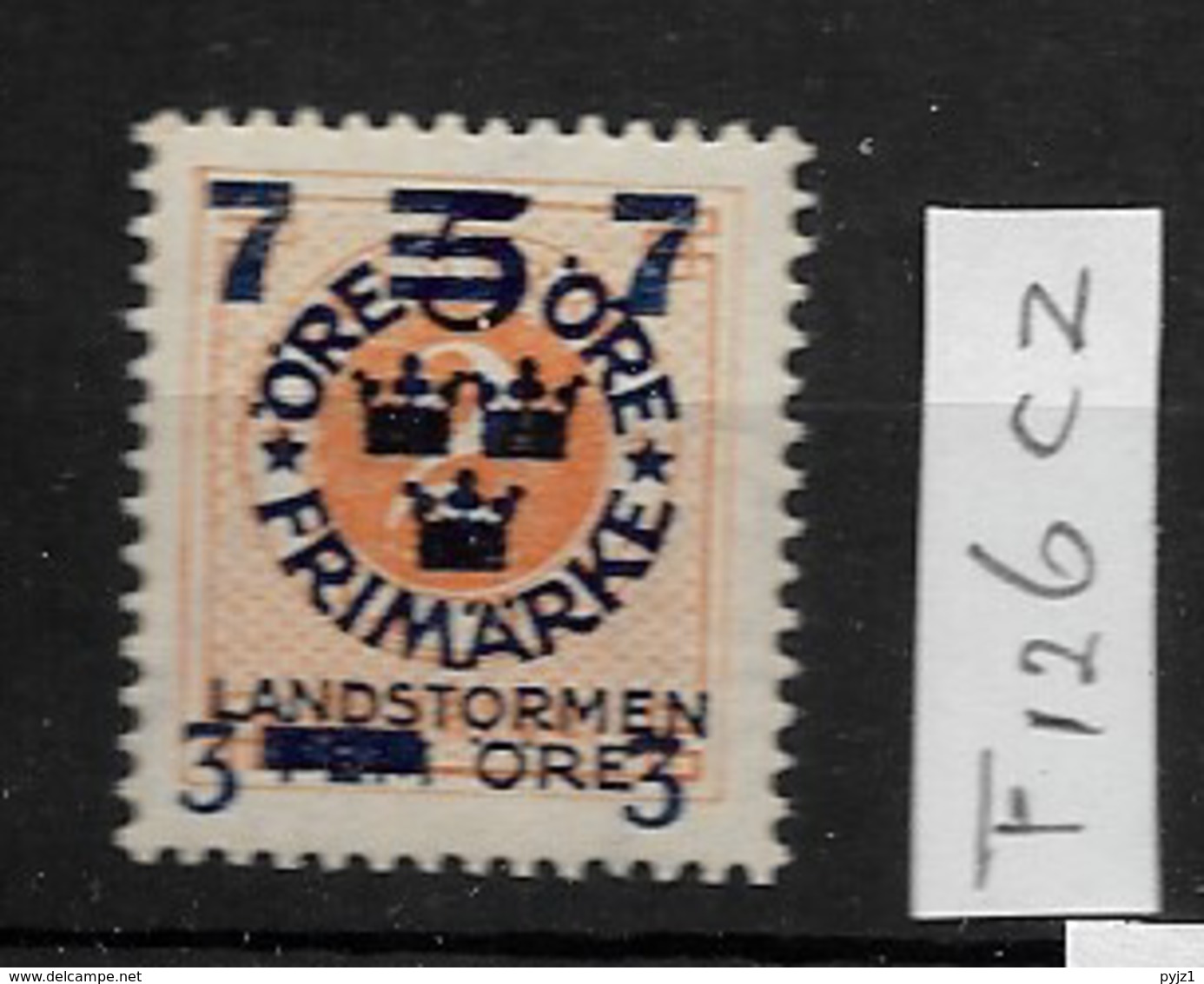 1918 MNH Sweden, Landstrom III: Watermark KPV - Unused Stamps