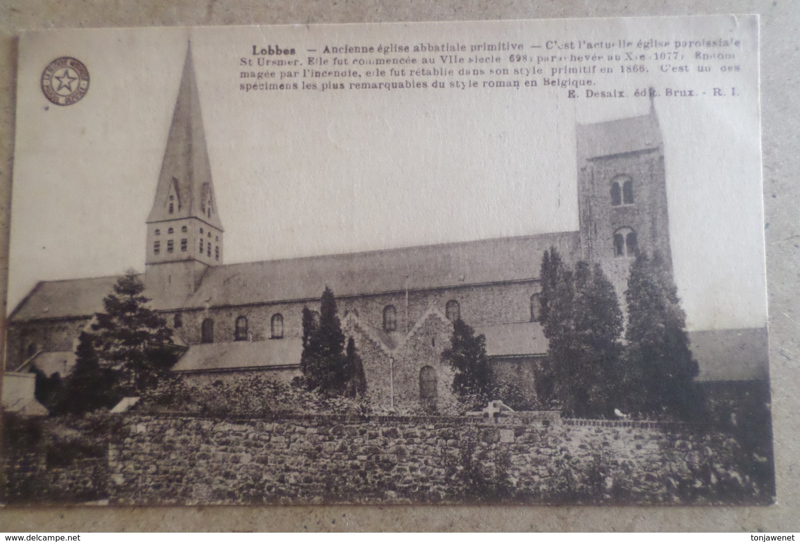 LOBBES - Ancienne église Abbatiale Primitive ( Belgique ) - Lobbes