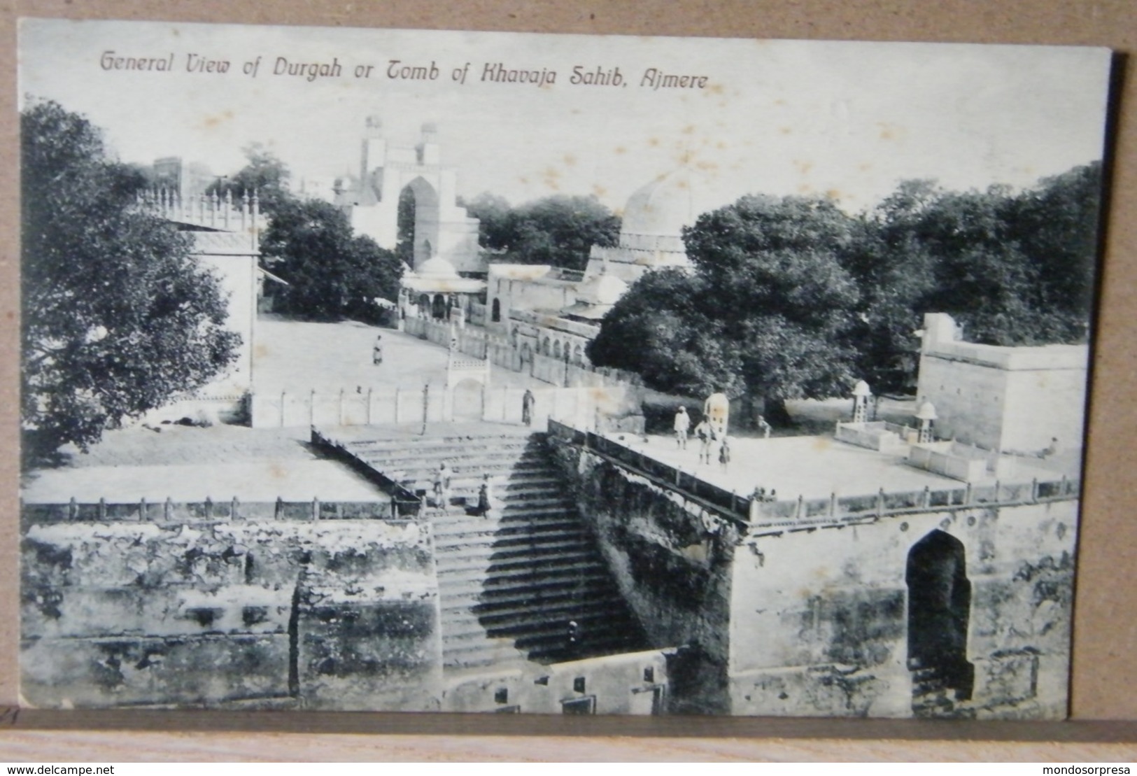 (A) AJMERE - INDIA - ANIMATA - GENERAL VIEW OF DURGAH OR TOMB OF KHAVAJA SAHIB -  NON VIAGGIATA 1900/10ca - India