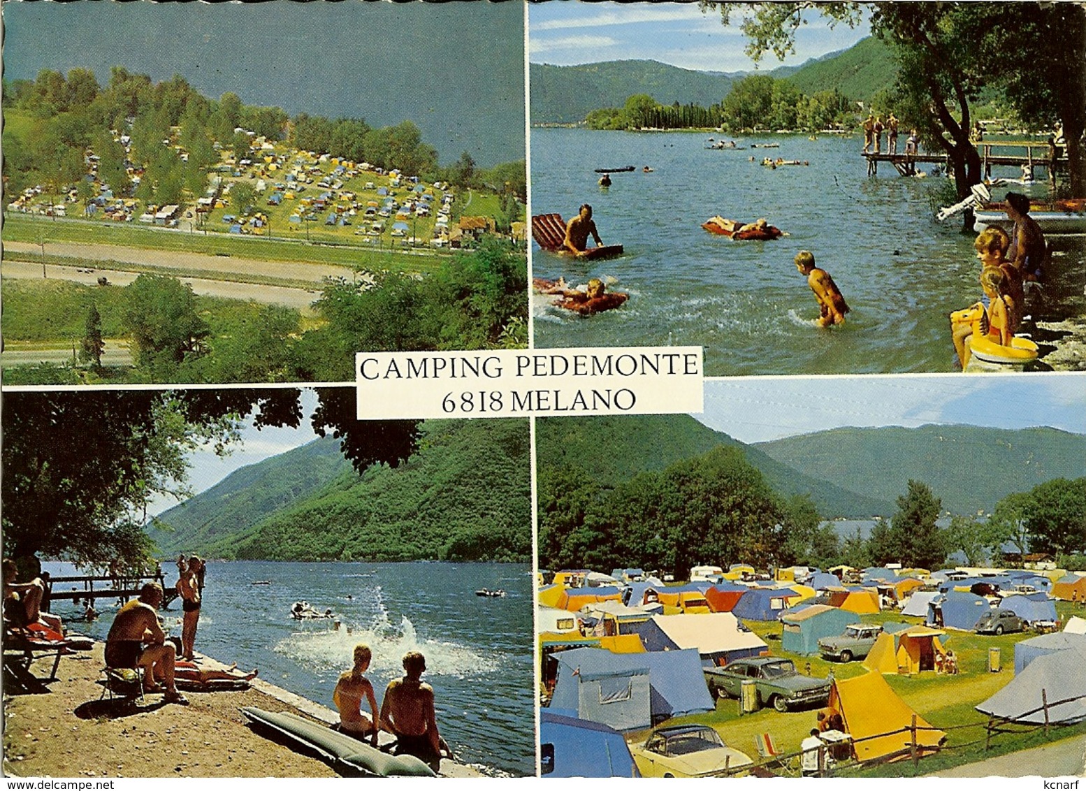 CP De MELANO " Camping PEDEMONTE " - Melano