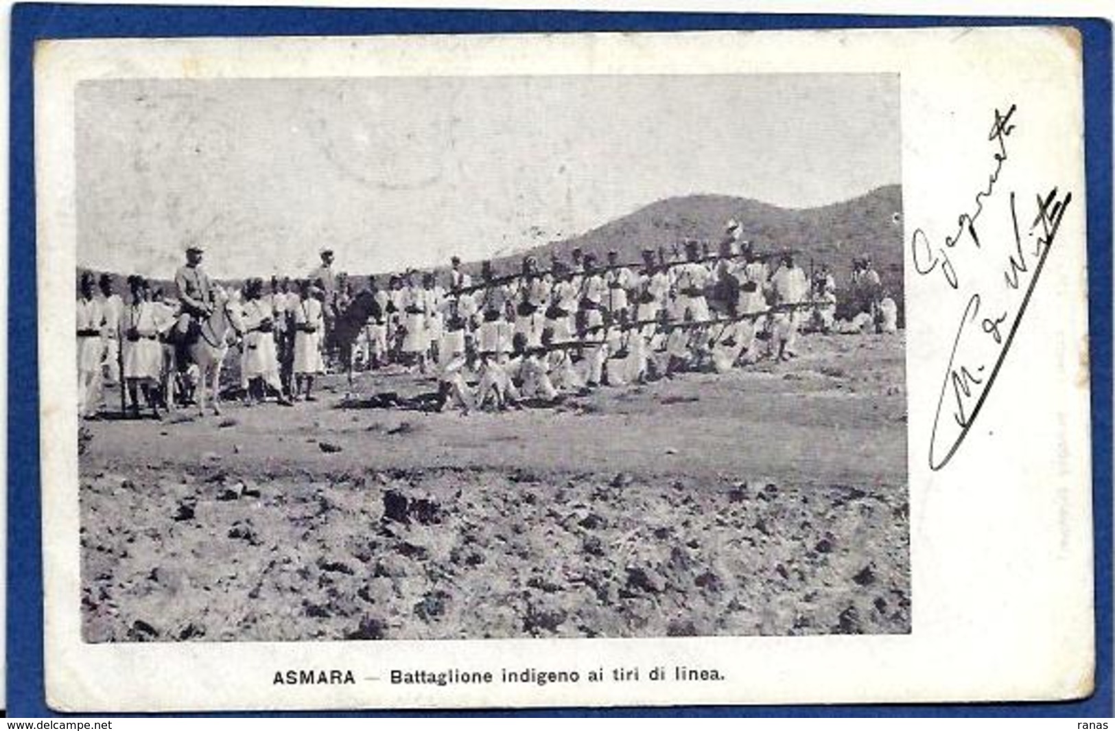 CPA Ethiopie Ethiopia Ethnic Afrique Noire Type Circulé Abyssinie Asmara - Ethiopie