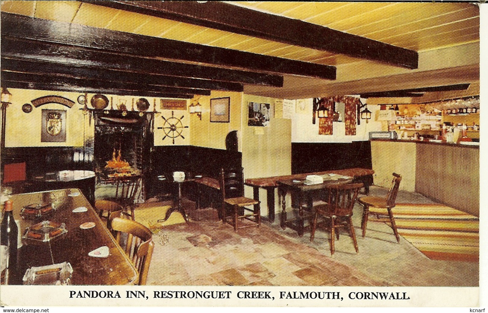 CP De FALMOUTH " Pandora Inn , Restronguet Creek " - Falmouth