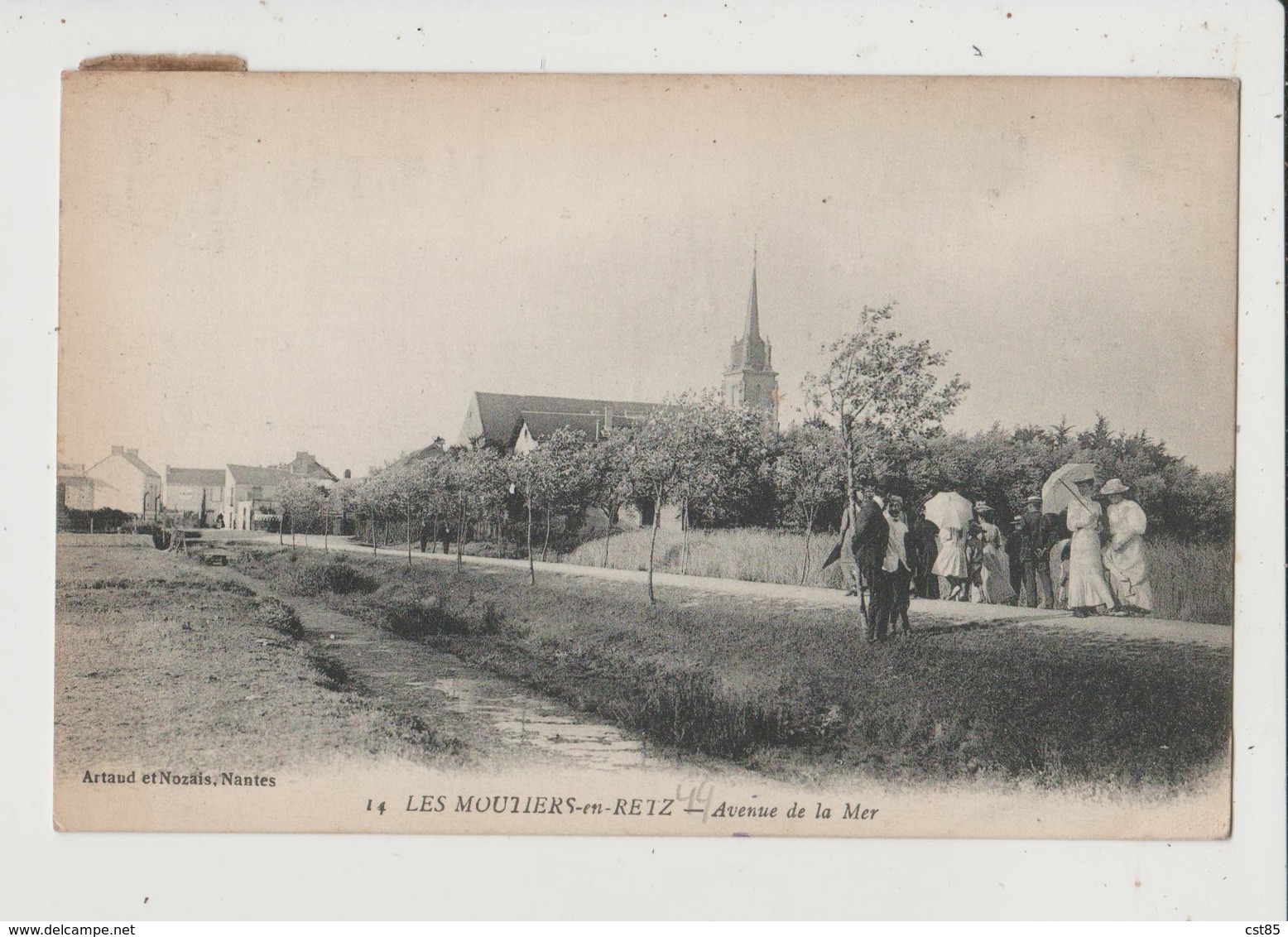 CPA - LES MOUTIER EN RETZ - Avenue De La Mer - Les Moutiers-en-Retz