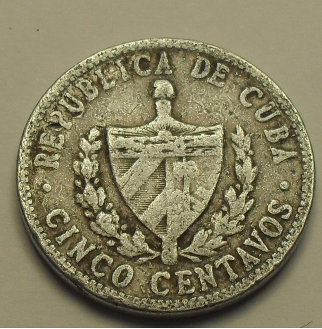 1971 - Cuba - CINCO CENTAVOS - KM 34 - Cuba