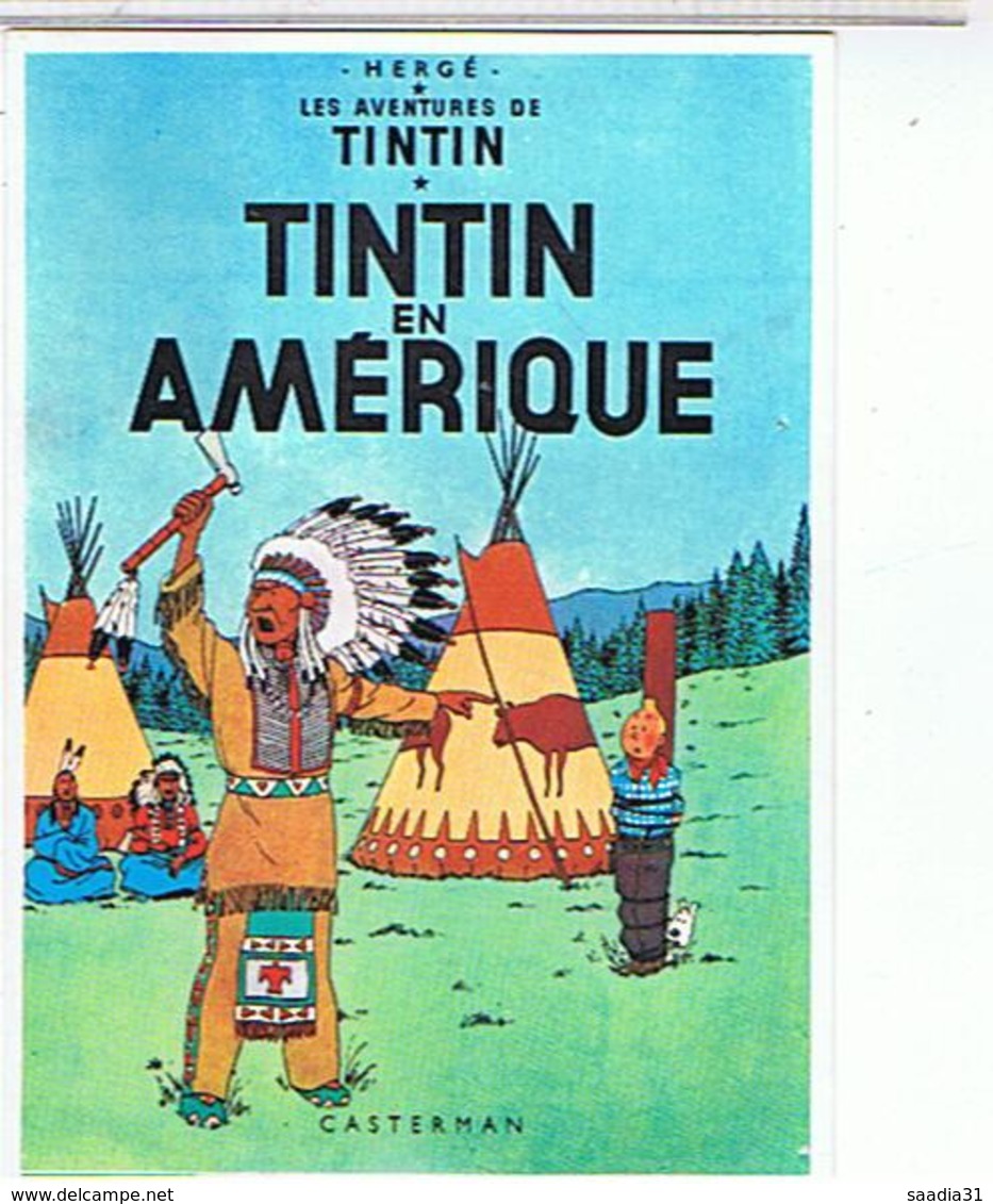 HERGE TINTIN  EN AMERIQUE - Hergé