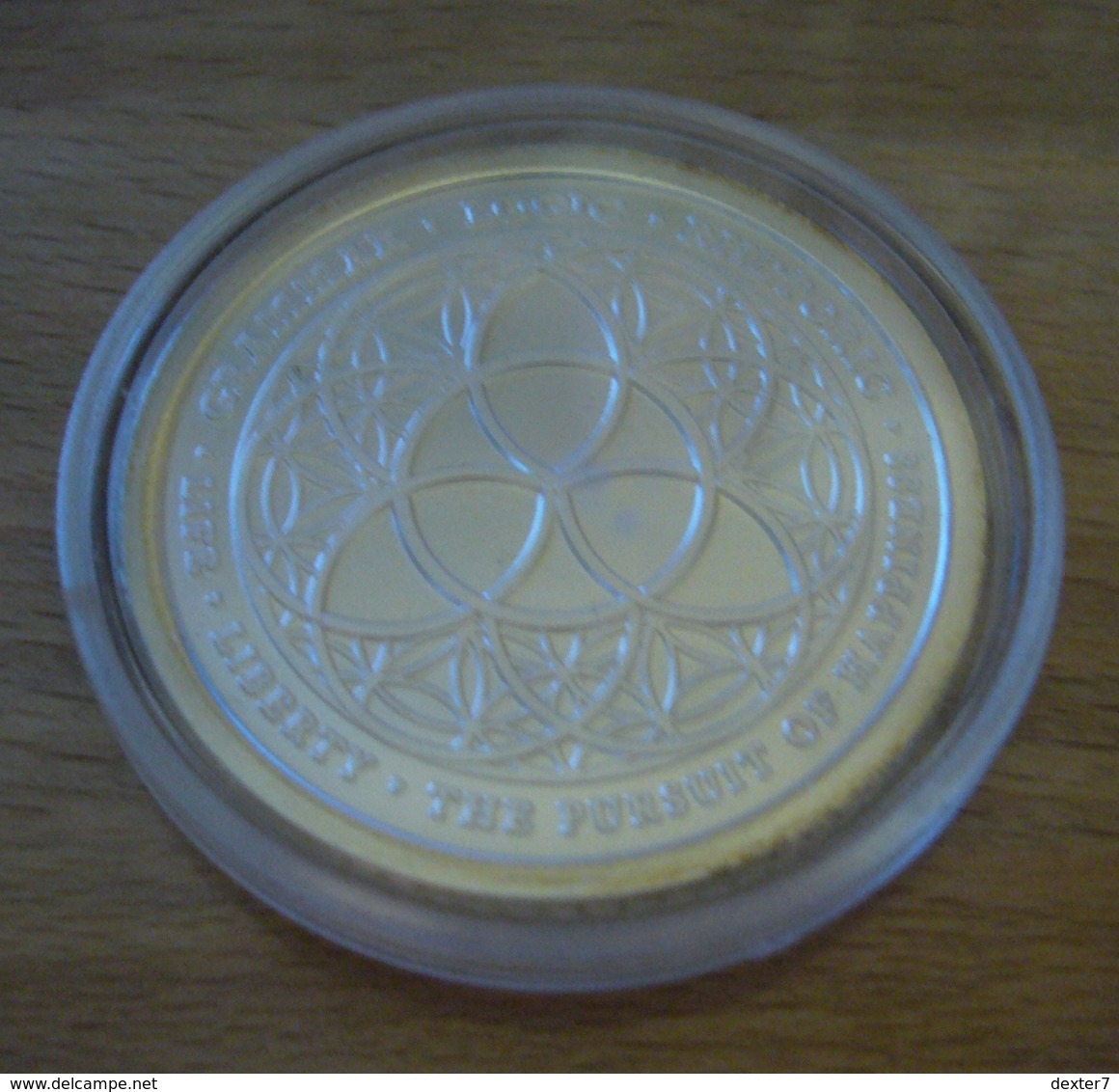 USA United States, Chris Duane Silver Shield TRIVIUM 2012 BU 1 Oz Pure Silver - 1 Oncia Argento Stati Uniti - Colecciones