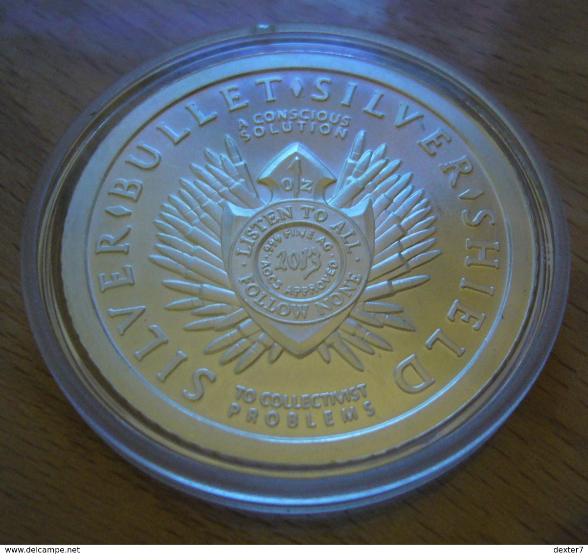 USA United States, Chris Duane Silver Shield FREEDOM GIRL 2013 BU 1 Oz Pure Silver - 1 Oncia Argento Stati Uniti - Verzamelingen