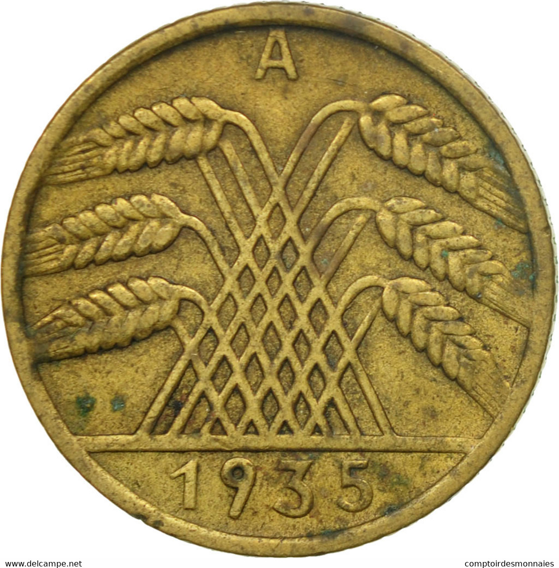 Monnaie, Allemagne, République De Weimar, 10 Reichspfennig, 1935, Berlin, TB - 10 Rentenpfennig & 10 Reichspfennig