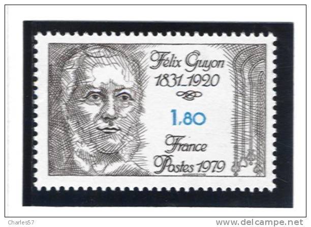 France N° 2052 ** Félix Guyon Cote 1,00€ - Neufs