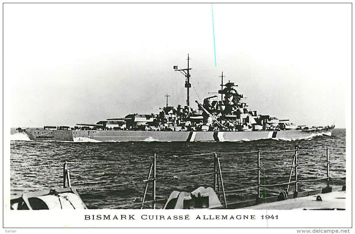 BISMARK , 1941 , Cuirassé Allemagne , * 393 02 - Guerre