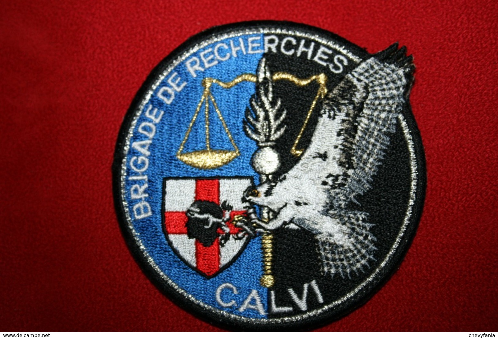 Ancien écusson De La GENDARMERIE En CORSE - Police & Gendarmerie