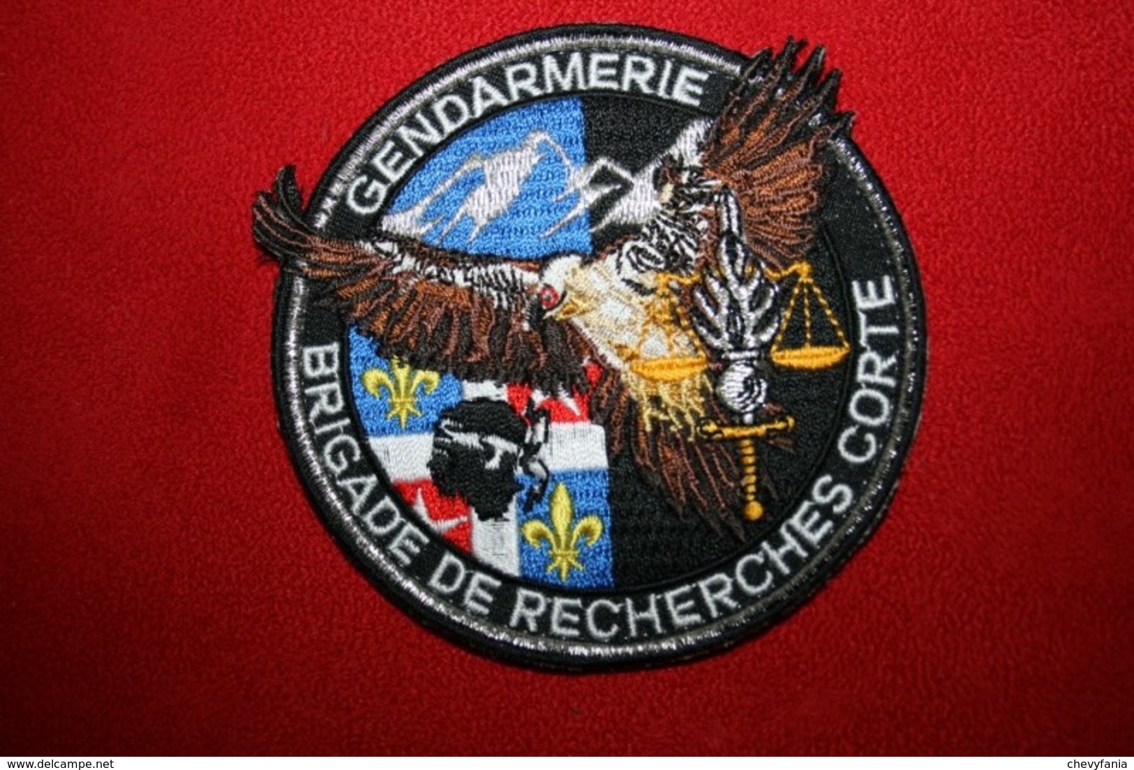 Ancien écusson De La GENDARMERIE En CORSE - Police & Gendarmerie