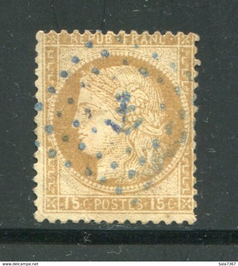 Y&T N°55- Ancre Bleue - 1871-1875 Cérès