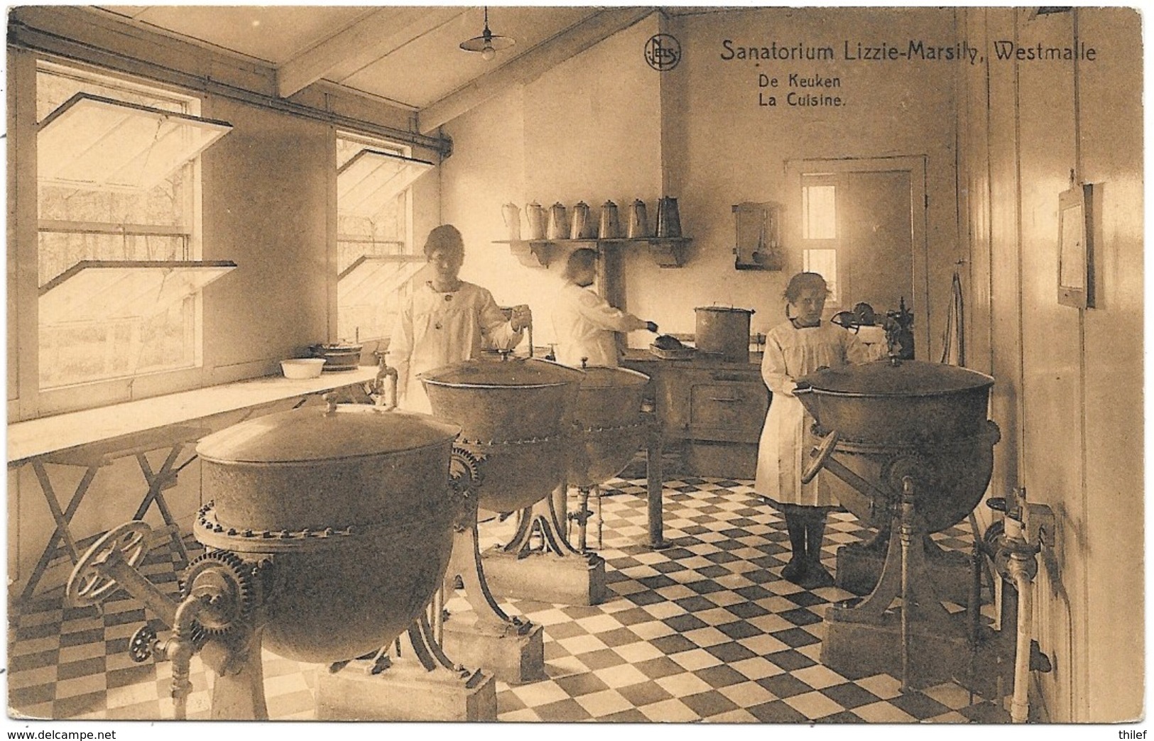 Westmalle NA2: Sanatorium Lizzie Marsily. La Cuisine - Malle