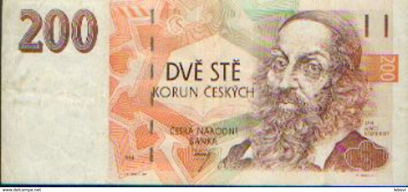 TCHEQUIE – 200 Korun – Type Momensky 1993 - Czech Republic