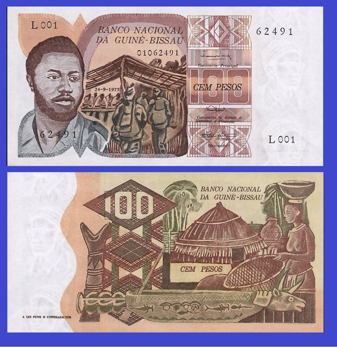 Guinee Bissau 100 Pesos 1975  - REPLICA --  REPRODUCTION - Gambie