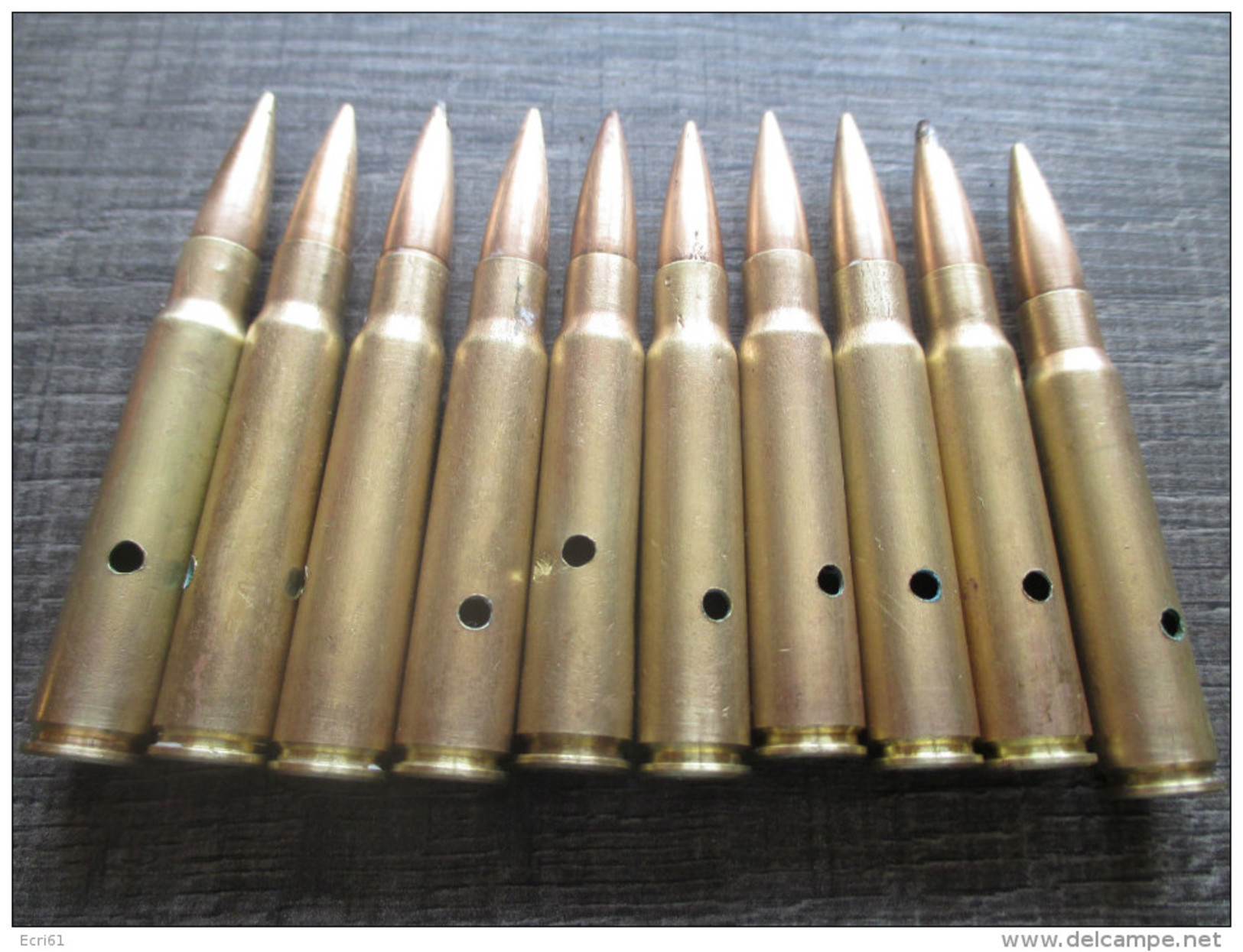 Lot  10 Cartouches 7,92  Mauser Allemande Neutralisées - Decorative Weapons