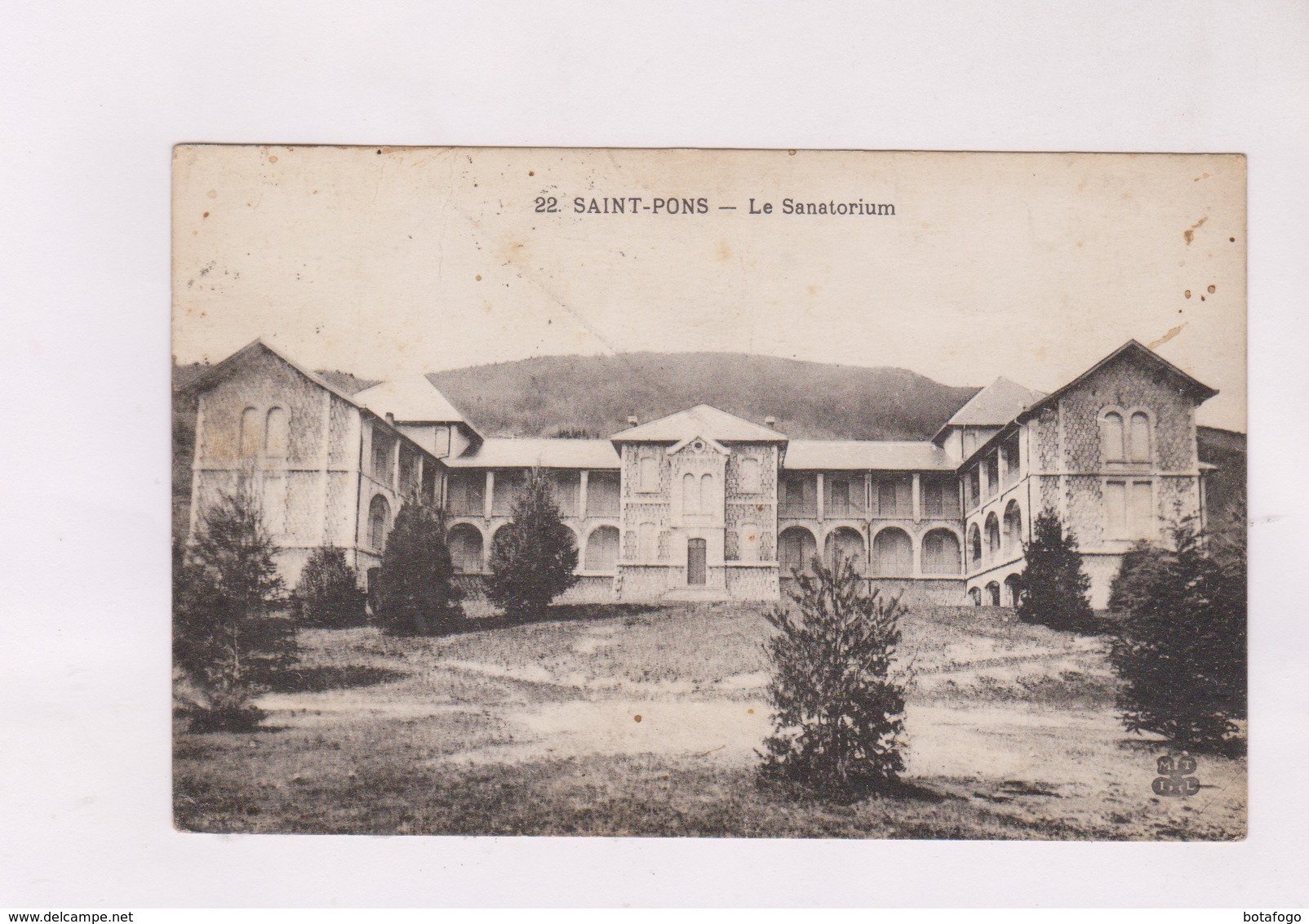 CPA DPT 34 ST PONS, LE SANATORIUM En 1929! - Saint-Pons-de-Mauchiens