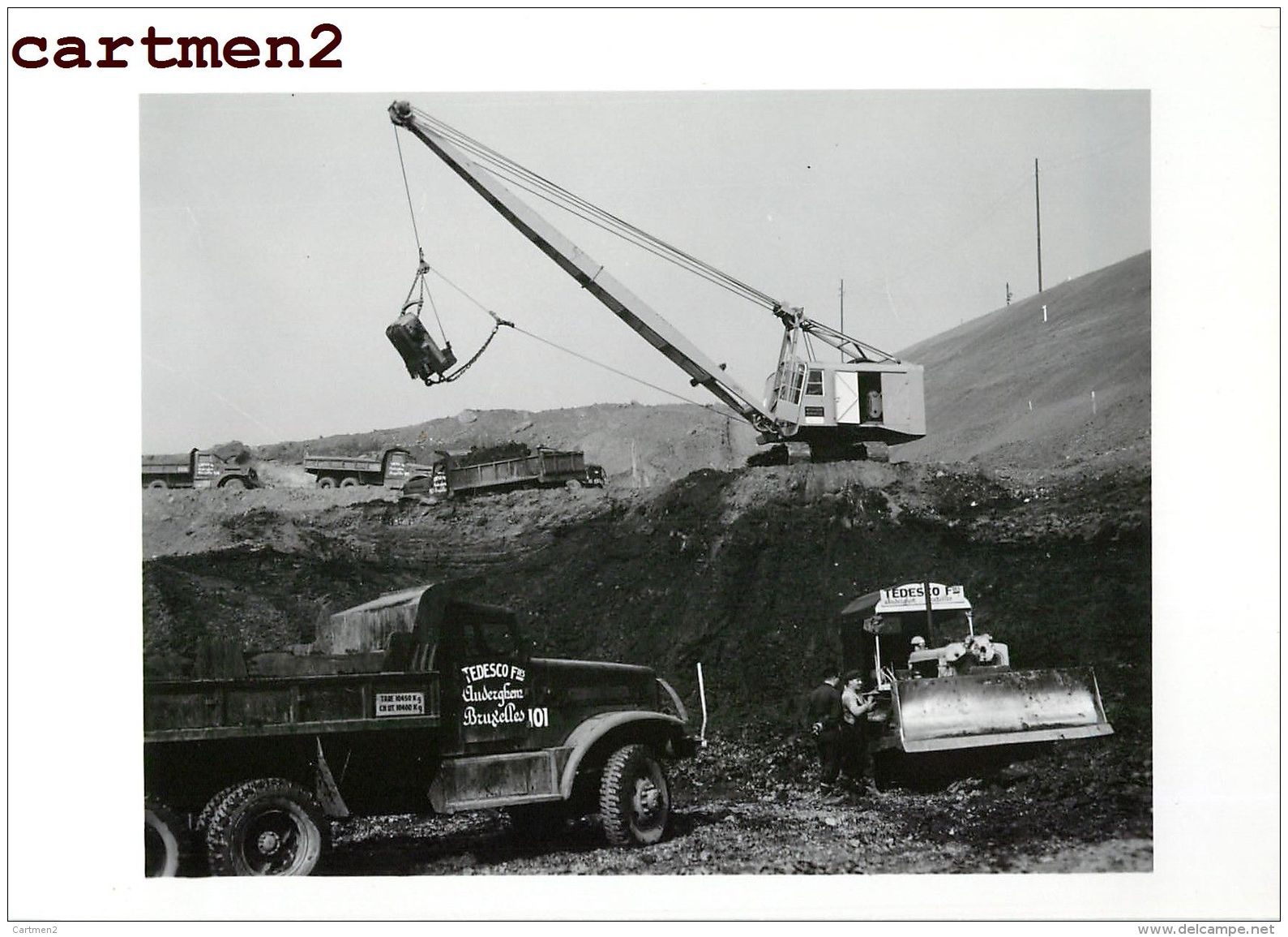 GOSSELIES TERRASSEMENT BULLDOZER TRACTEUR BRUXELLES-CHARLEROI CHANTIERS PENICHE TRACTOPELLE GRUE TRAVAUX PUBLICS TEDESCO - Andere & Zonder Classificatie