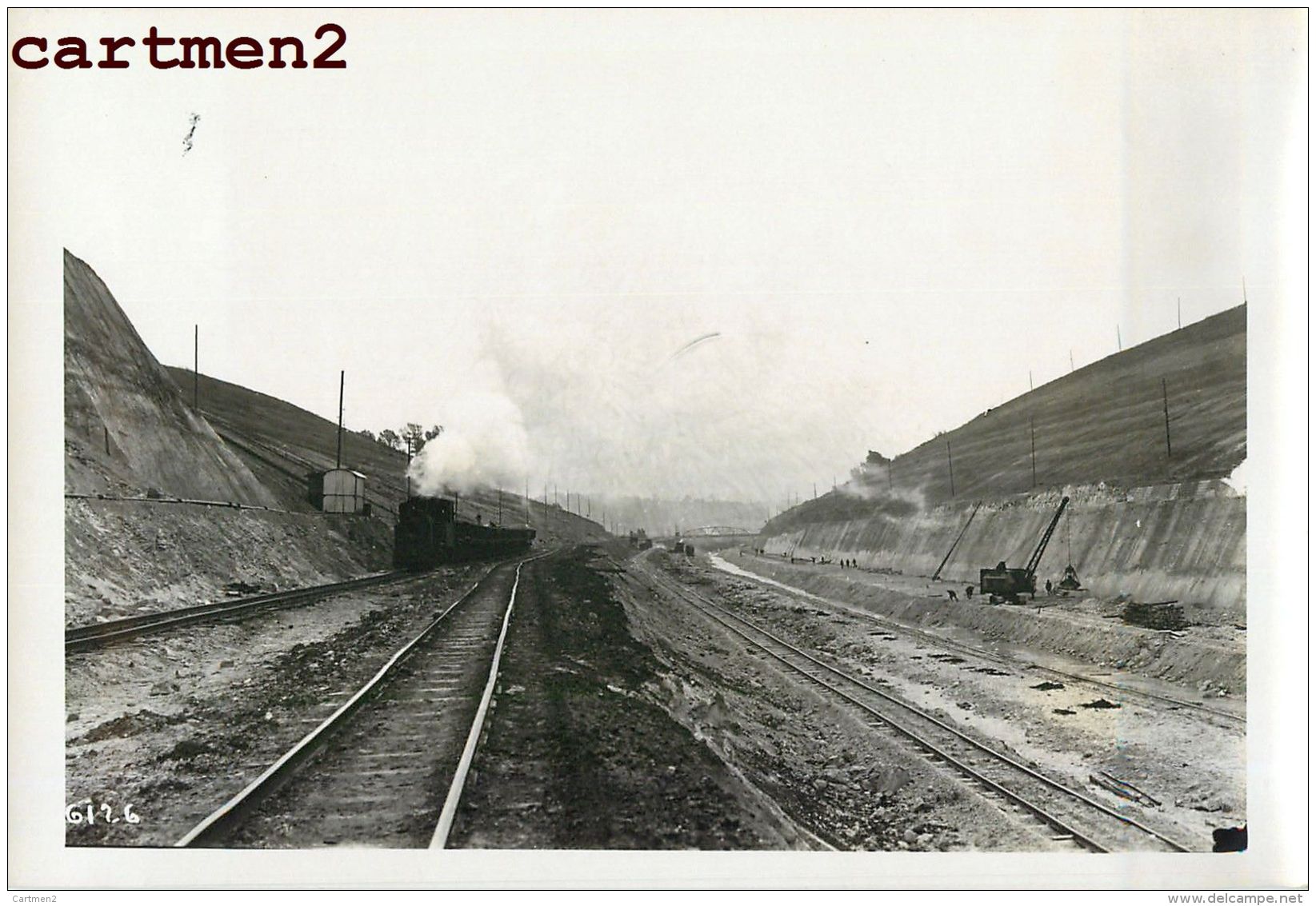 PEER VROENHOVEN CANAL BRUXELLES CHARLEROI CHANTIERS GRUE TRAIN TRAVAUX PUBLICS BELGIQUE - Andere & Zonder Classificatie