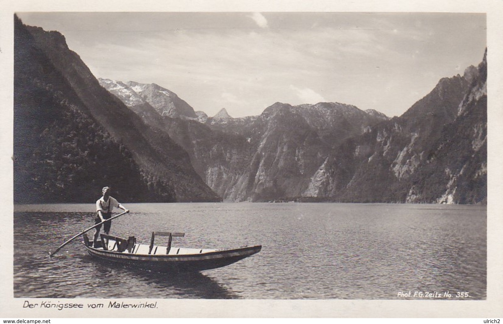 AK Der Königssee Vom Malerwinkel - Schiffer - Berchtesgadener Land - Ca. 1930 (36163) - Berchtesgaden