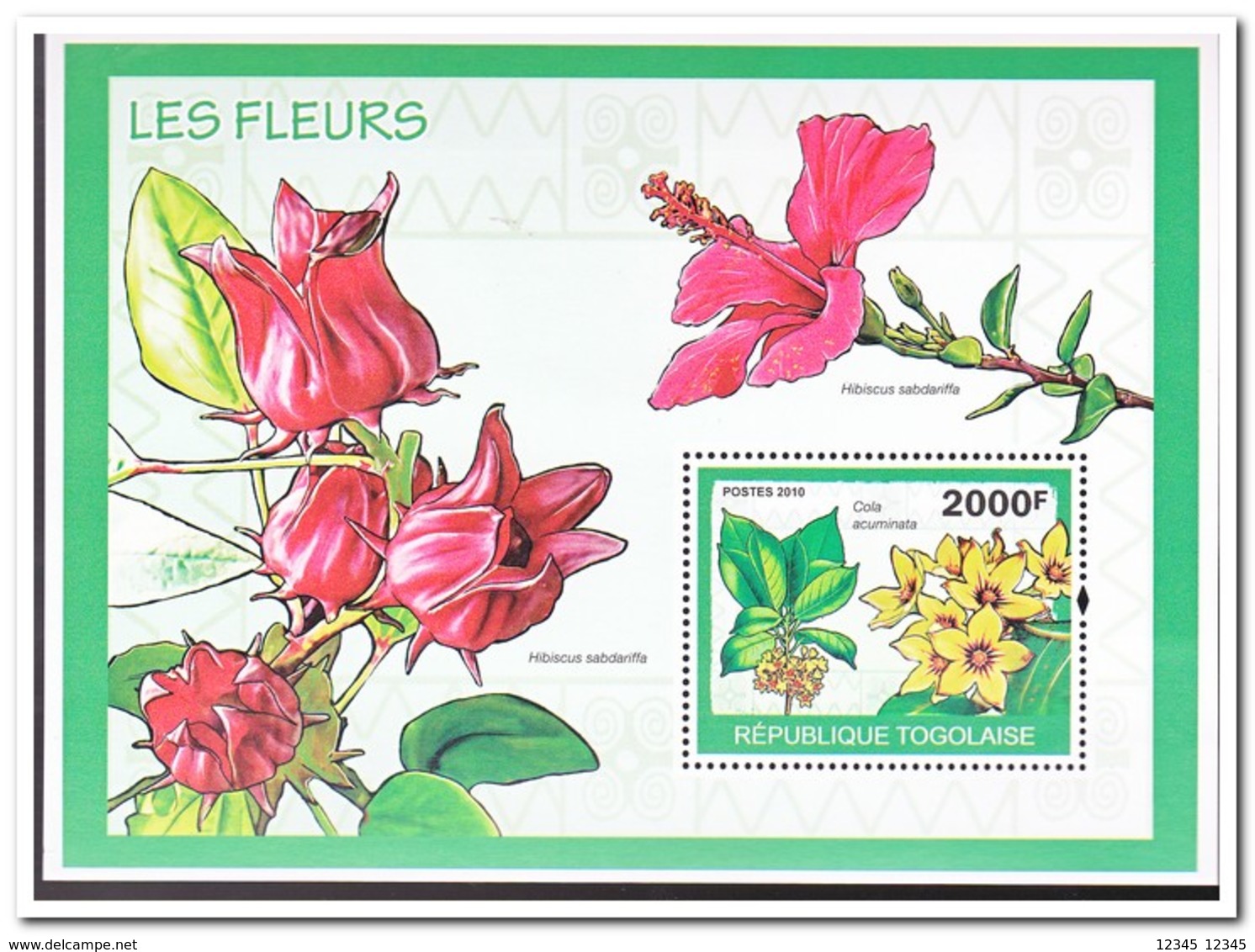 Togo 2010, Postfris MNH, Flowers - Togo (1960-...)