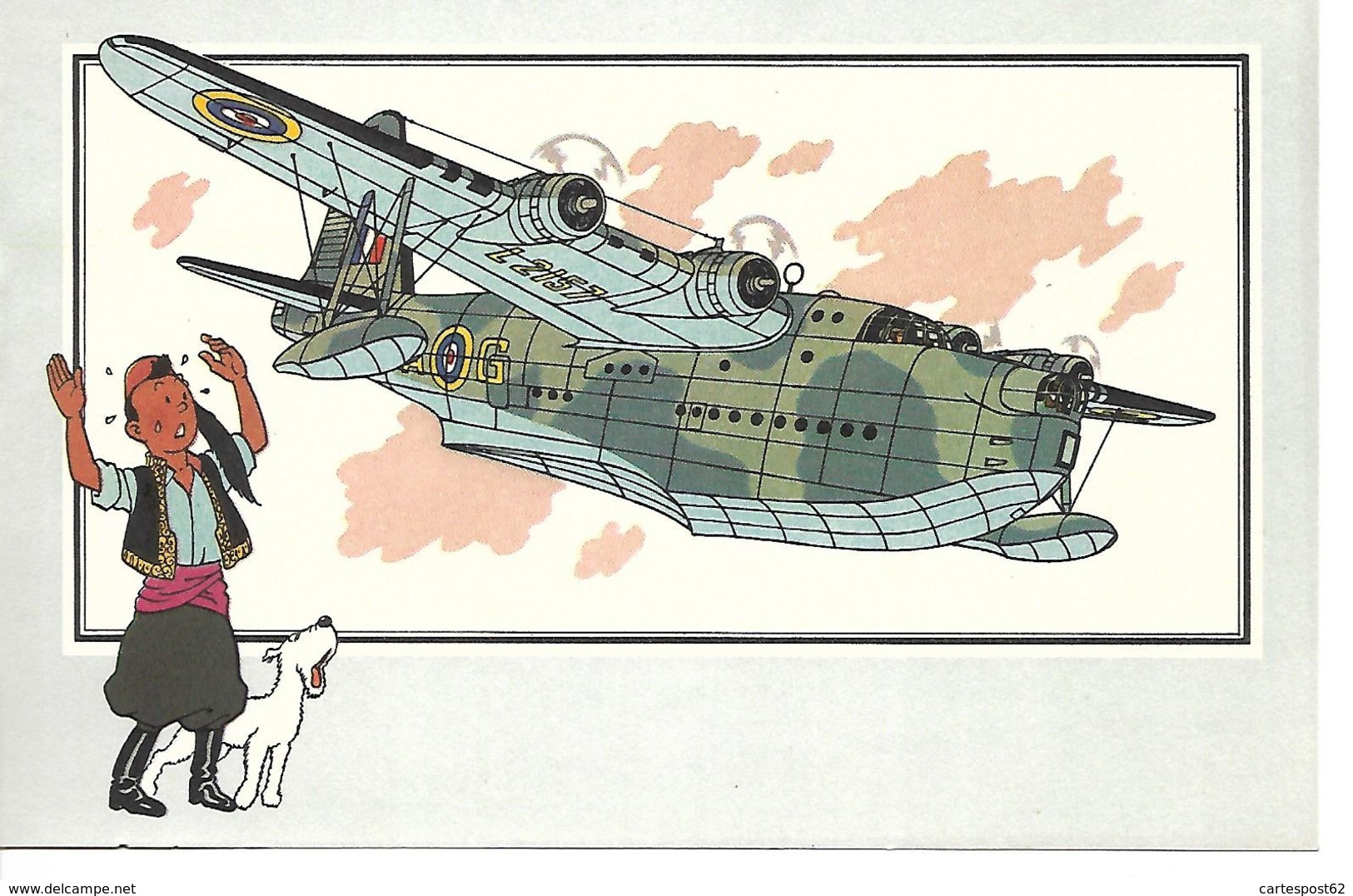 Voir Et Savoir Par Hergé. Aviation Guerre 1939 - 1945. Short S-25 Sunderland 1938 Grd Bretagne. Tintin Et Milou (Avion ) - Collections