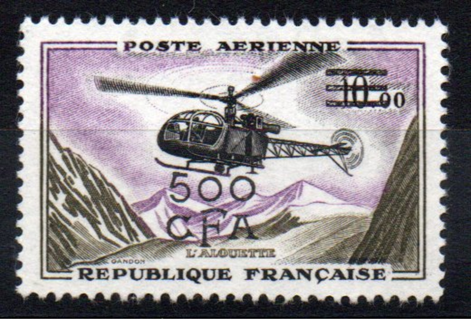 REUNION - YT PA N° 60 - Neuf ** - MNH - Cote: 18,50 € - Luchtpost