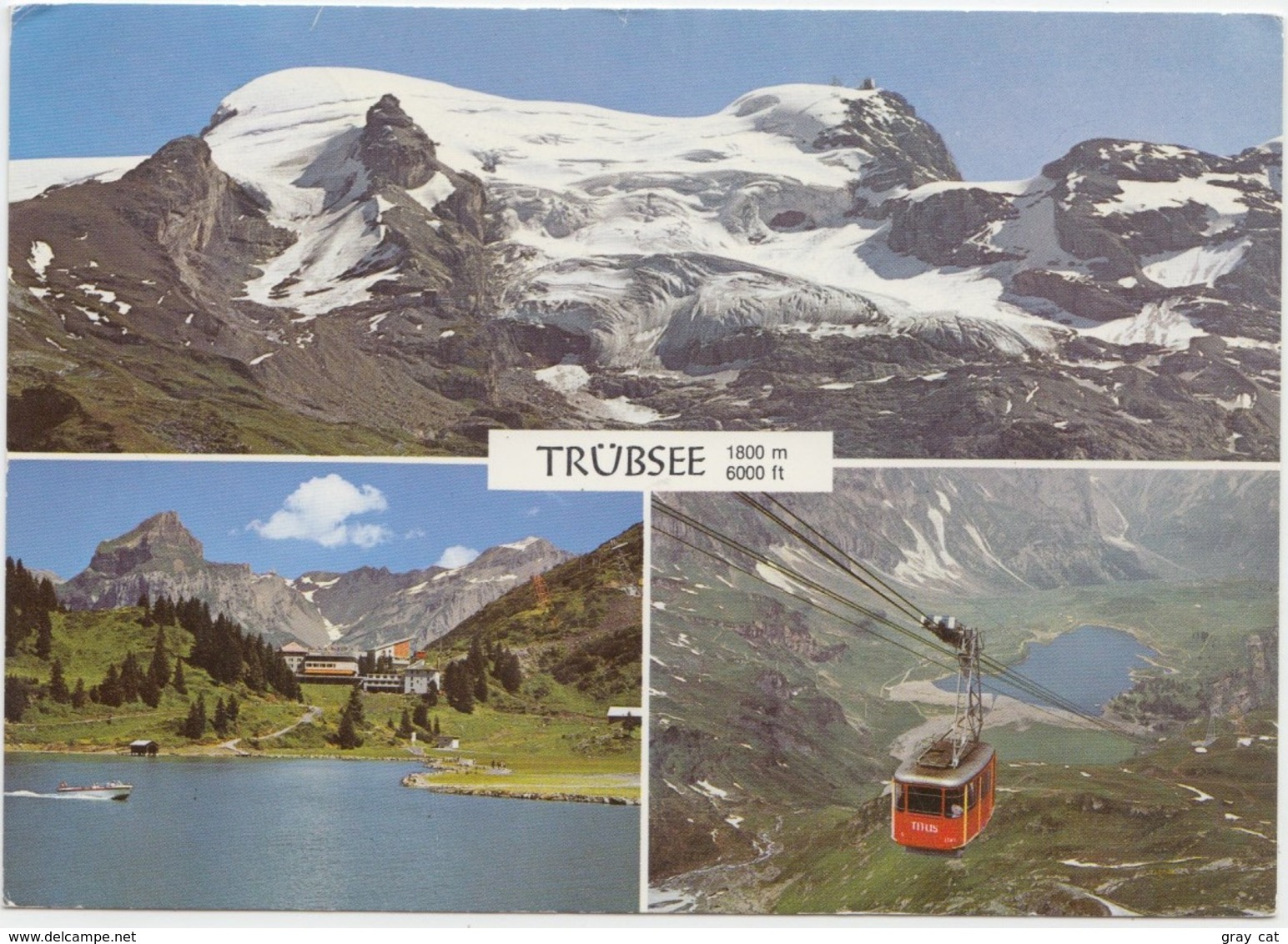 TRUBSEE, 1800 M, 1985 Used Postcard [21790] - Trub