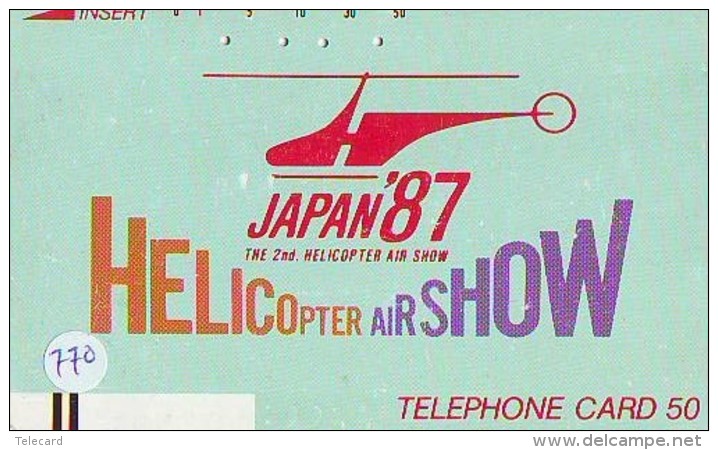 Télécarte   Hélicoptère (770) HELICOPTER - CHOPPER - Hubschrauber - HELICÓPTERO - Elicottero - Avion - Avions