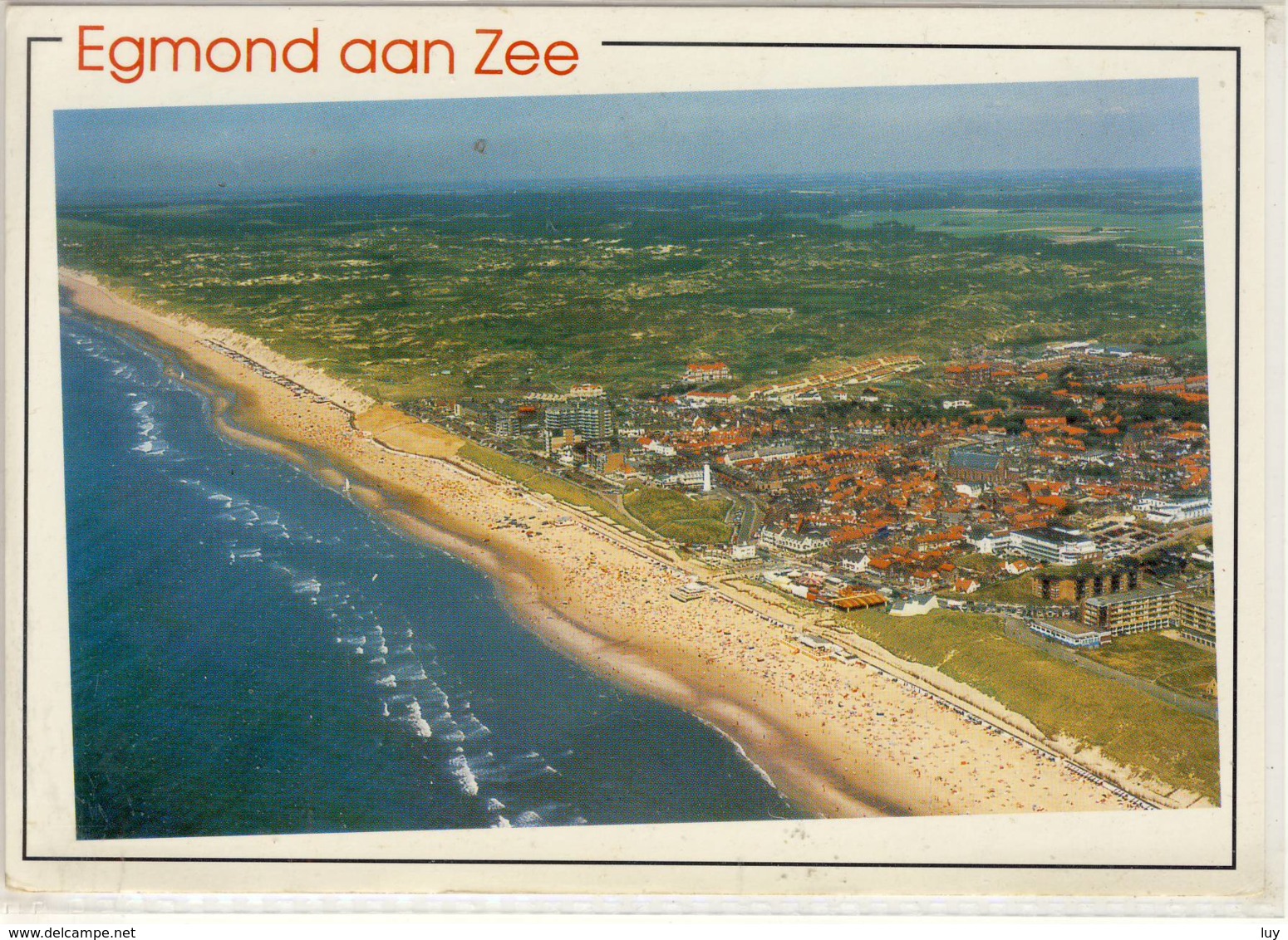 EGMOND AAN ZEE  AIR VIEW Luchtzicht NICE STAMP - Egmond Aan Zee