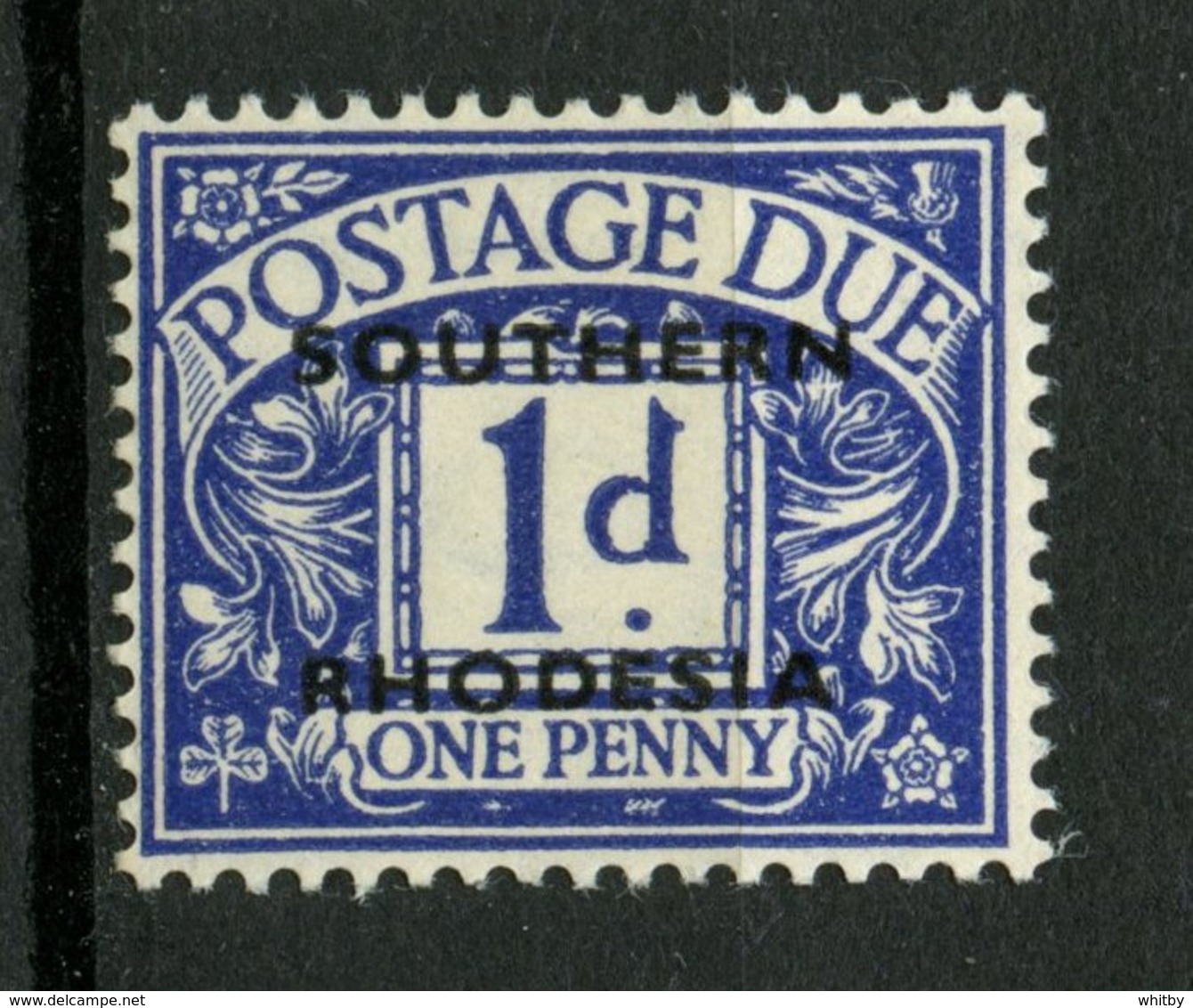 Southern Rhodesia 1951 1p Postage Due Issue #J2 MH - Rhodésie Du Sud (...-1964)