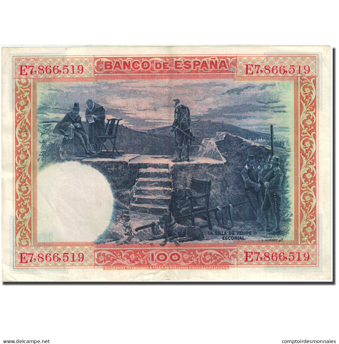 Billet, Espagne, 100 Pesetas, 1925, 1925-07-01, KM:69c, TB+ - 100 Pesetas