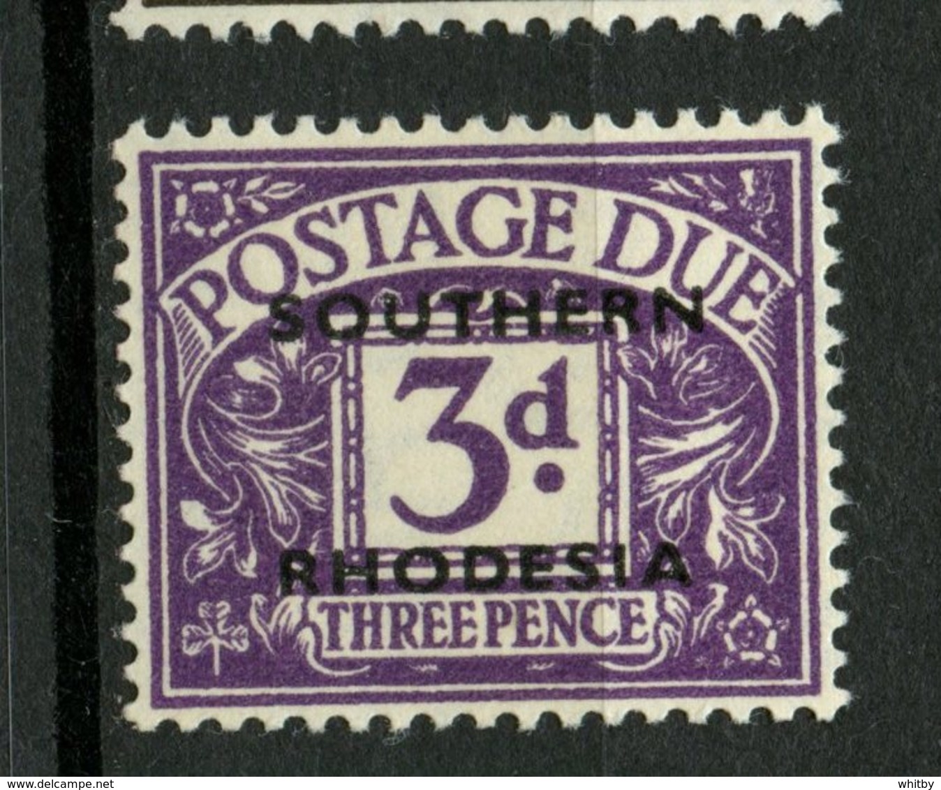 Southern Rhodesia 1951 3p Postage Due Issue #J4 MH - Rhodésie Du Sud (...-1964)