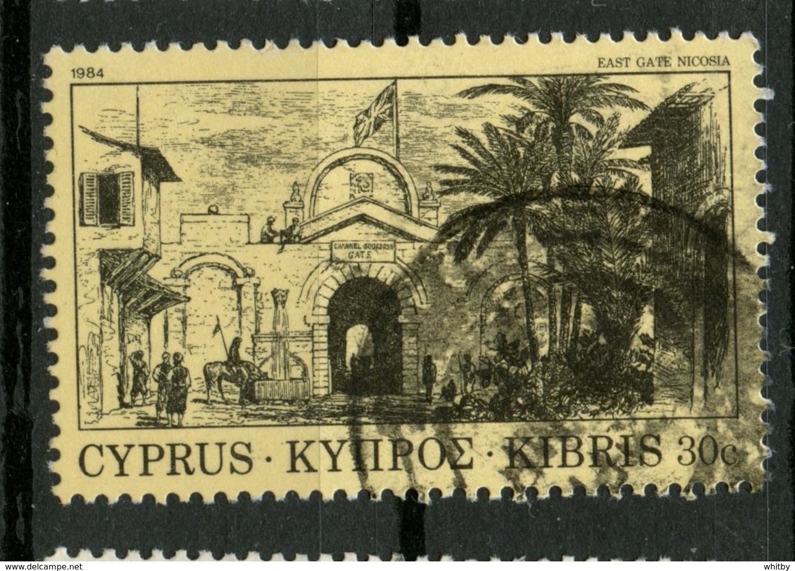 Cyprus1984 30c East Gate Issue #623 - Used Stamps