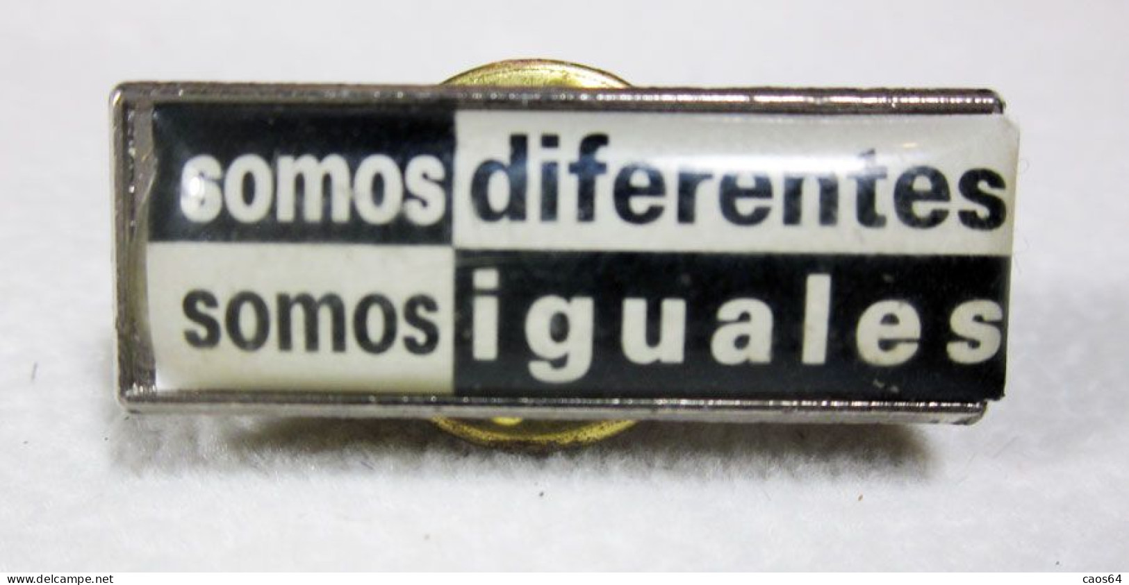 SOMO DIFERENTES SOMO IGUALES Pin 1 X 2,5 Cm - Altri & Non Classificati