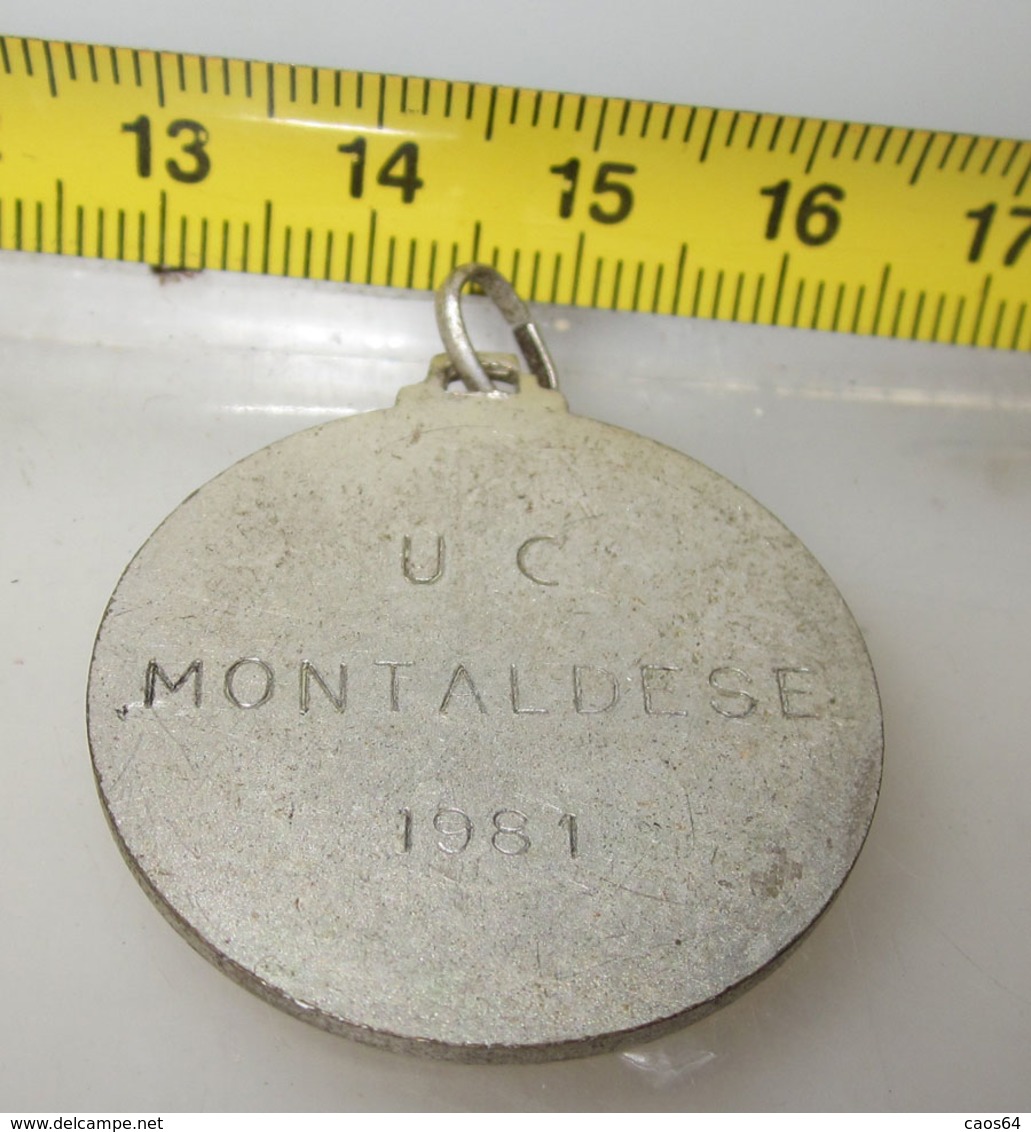 UC MONTALDESE 1981 CICLISMO MEDAGLIA METAL - Altri & Non Classificati