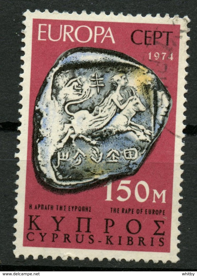 Cyprus 1974 150m Rape Of Europar Issue #418 - Used Stamps