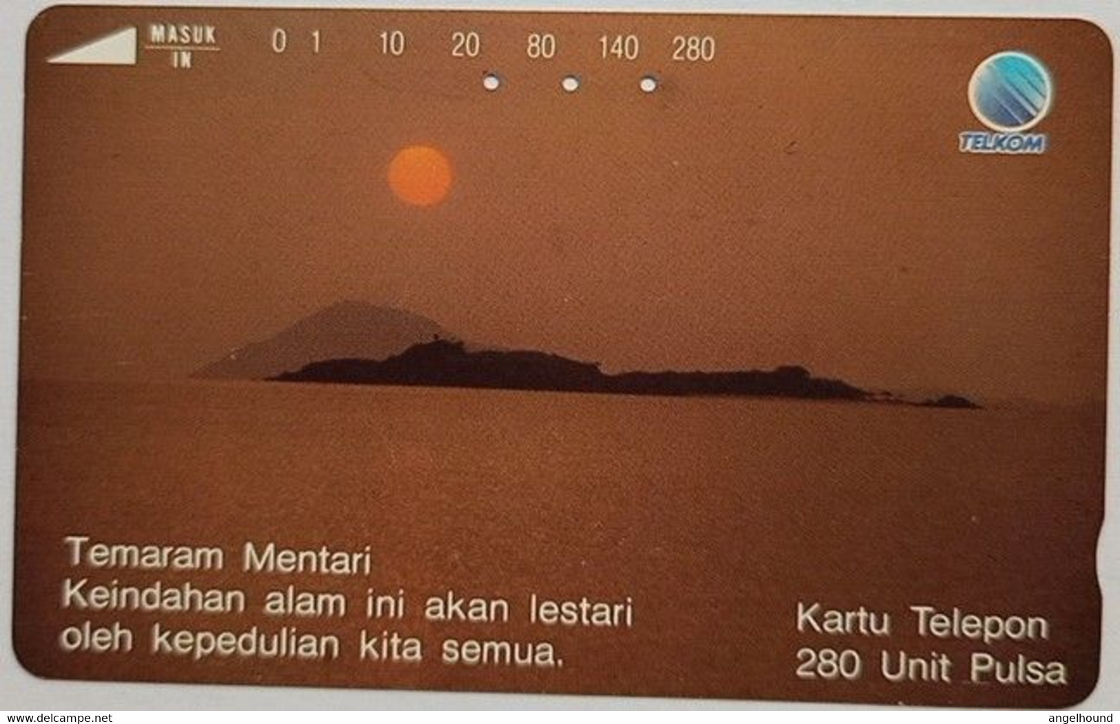 Indonesia 280 Units " Temaram Mentari ( Sunset ) " - Indonésie