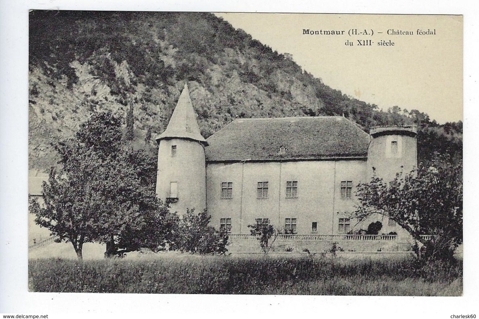 Cantal Auvergne CPA Montmaur Château Féodal Du XIIIe Siècle - Autres & Non Classés