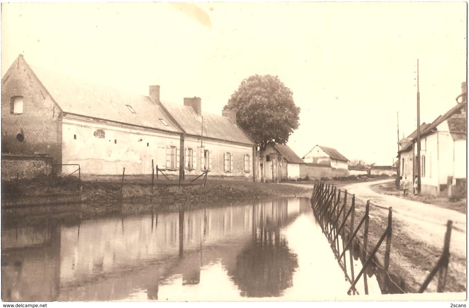 Dépt 80 - MOYENCOURT-LÈS-POIX - ÉPREUVE De CARTE POSTALE (photo R. LELONG) + PLAQUE De VERRE D'origine - Édition TRIPIEZ - Autres & Non Classés