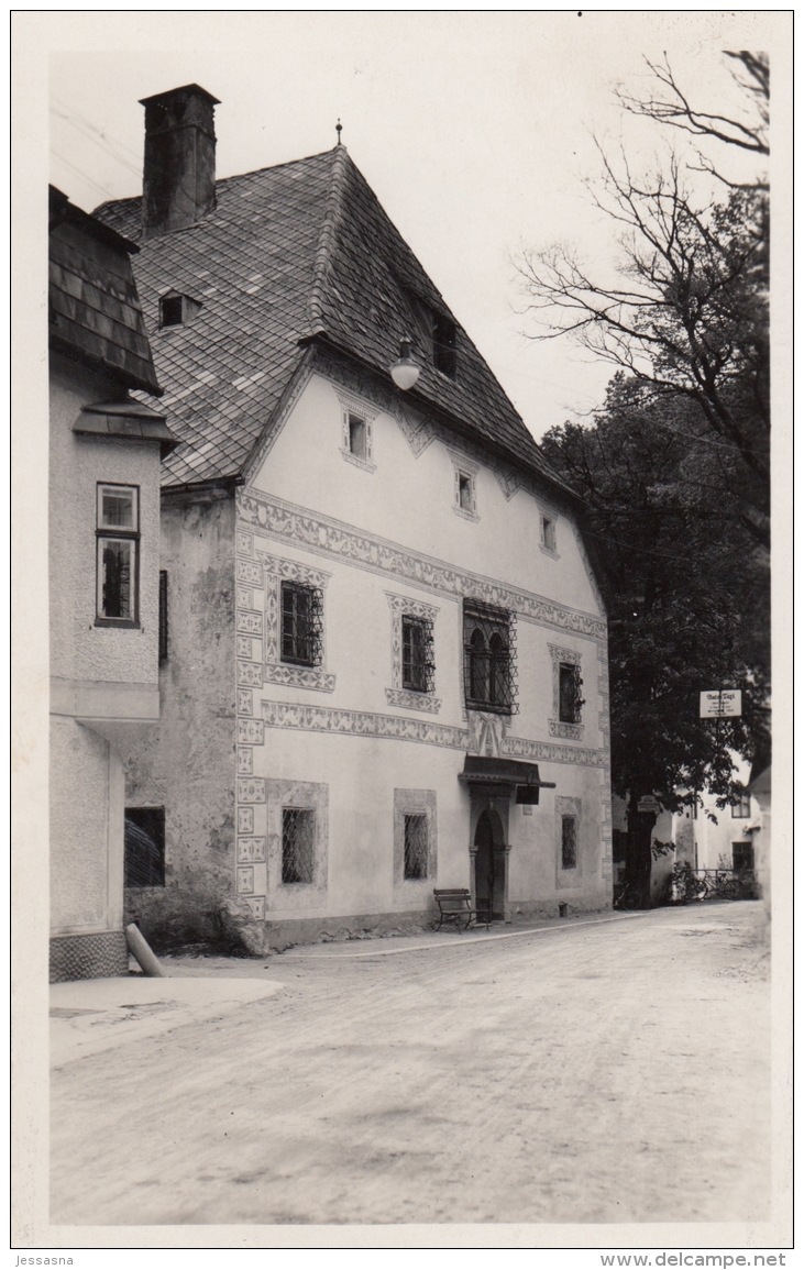 AK   - NÖ - Lunz Am See -Ortsansicht -  Amonhaus Und Gasthof  - 1938 - Lunz Am See